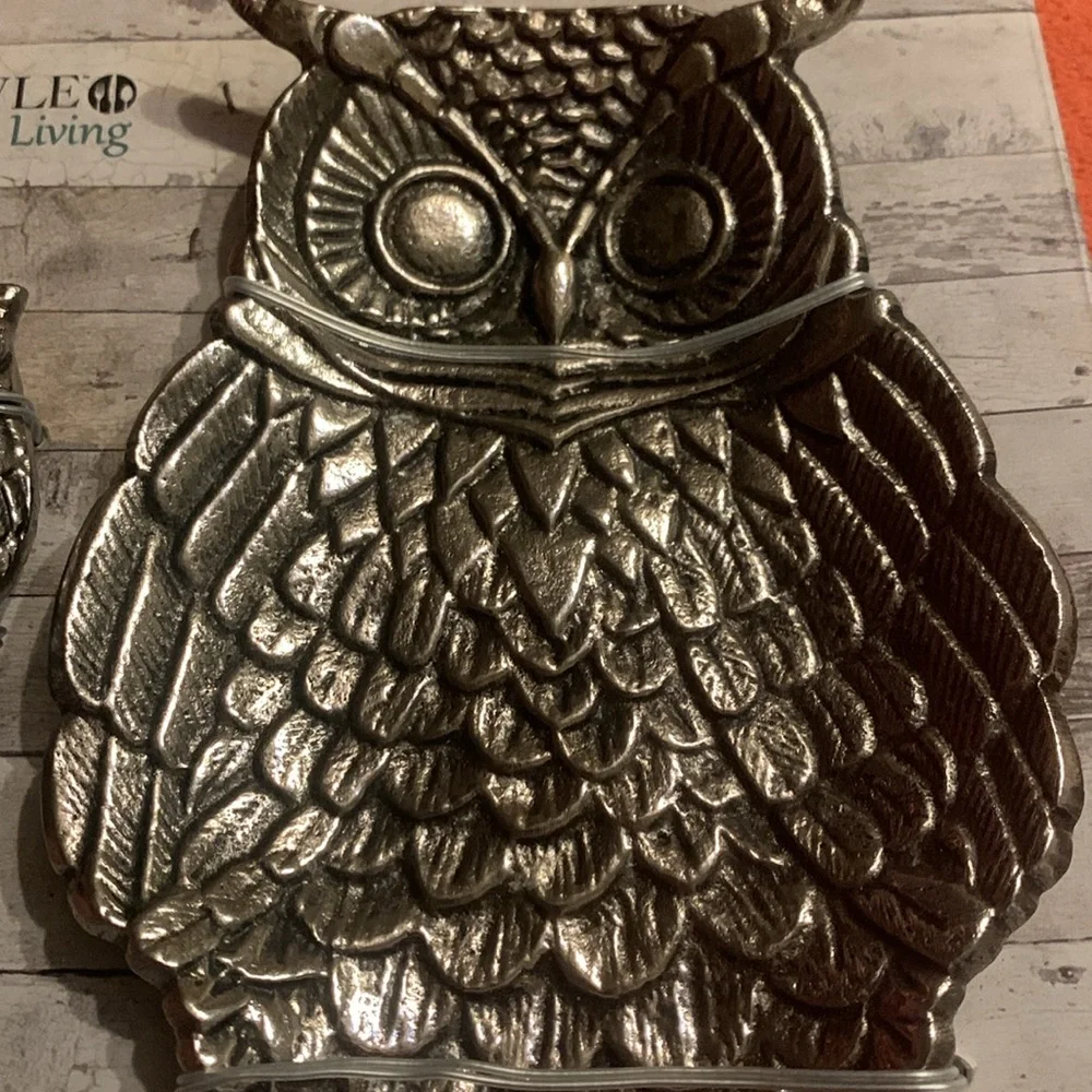 Owl Pewter  Bowl & Spreader by Towle Living - Picture 3 of 6